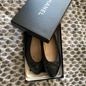 Chanel Authentic Ballet Flats Size 37.5